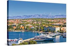 City of Zadar Harbor and Velebit Mountain-xbrchx-Stretched Canvas