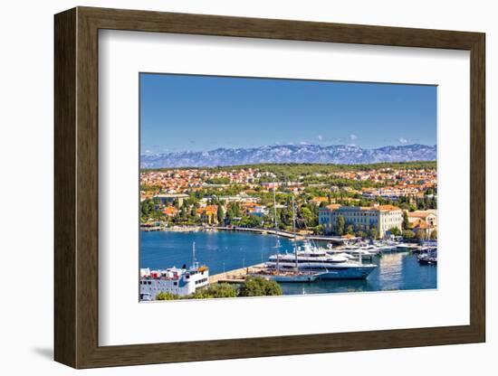 City of Zadar Harbor and Velebit Mountain-xbrchx-Framed Photographic Print