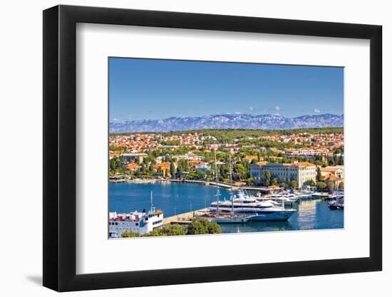 City of Zadar Harbor and Velebit Mountain-xbrchx-Framed Photographic Print