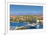 City of Zadar Harbor and Velebit Mountain-xbrchx-Framed Photographic Print