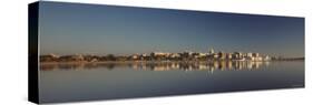 City on a Waterfront, Lake Monona, Madison, Wisconsin, USA-null-Stretched Canvas