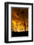 City on Fire-null-Framed Art Print