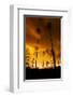 City on Fire-null-Framed Art Print