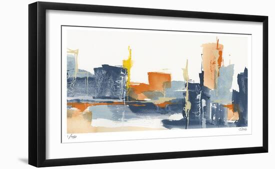 City Orange II-Chris Paschke-Framed Limited Edition