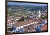 City overview with Igreja de Santa Maria in the background, Obidos, Portugal, Europe-Richard Maschmeyer-Framed Photographic Print