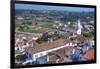 City overview with Igreja de Santa Maria in the background, Obidos, Portugal, Europe-Richard Maschmeyer-Framed Photographic Print