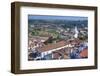 City overview with Igreja de Santa Maria in the background, Obidos, Portugal, Europe-Richard Maschmeyer-Framed Photographic Print