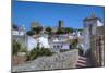 City overview with Wall and Medieval Castle in the background, Obidos, Portugal, Europe-Richard Maschmeyer-Mounted Photographic Print