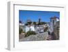 City overview with Wall and Medieval Castle in the background, Obidos, Portugal, Europe-Richard Maschmeyer-Framed Photographic Print