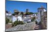 City overview with Wall and Medieval Castle in the background, Obidos, Portugal, Europe-Richard Maschmeyer-Mounted Photographic Print