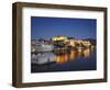 City Palace at Dusk, Udaipur, Rajasthan, India, Asia-Ian Trower-Framed Photographic Print