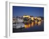 City Palace at Dusk, Udaipur, Rajasthan, India, Asia-Ian Trower-Framed Photographic Print