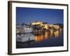 City Palace at Dusk, Udaipur, Rajasthan, India, Asia-Ian Trower-Framed Photographic Print