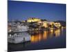 City Palace at Dusk, Udaipur, Rajasthan, India, Asia-Ian Trower-Mounted Photographic Print