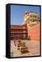 City Palace Complex, the City Palace in the Heart of the Old City, Jaipur, Rajasthan, India, Asia-Gavin Hellier-Framed Stretched Canvas