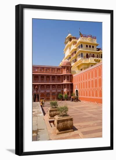 City Palace Complex, the City Palace in the Heart of the Old City, Jaipur, Rajasthan, India, Asia-Gavin Hellier-Framed Photographic Print