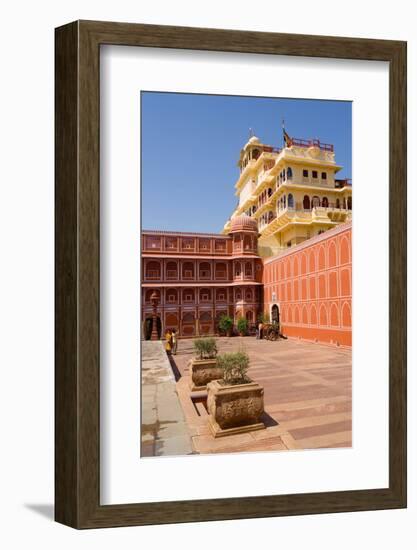 City Palace Complex, the City Palace in the Heart of the Old City, Jaipur, Rajasthan, India, Asia-Gavin Hellier-Framed Photographic Print