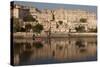 City Palace Museum in Udaipur Seen from Lake Pichola, Udaipur, Rajasthan, India, Asia-Martin Child-Stretched Canvas