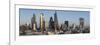 City Panorama from St. Pauls, London, England, United Kingdom-Charles Bowman-Framed Photographic Print