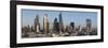 City Panorama from St. Pauls, London, England, United Kingdom-Charles Bowman-Framed Photographic Print