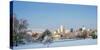 City Park Covered with Snow at Winter, City Park, Denver, Colorado, USA-null-Stretched Canvas