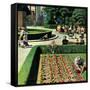 "City Park", June 5, 1954-John Falter-Framed Stretched Canvas