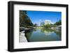 City Park Lagoon with Downtown Omaha, Nebraska, Usa-Michael Runkel-Framed Photographic Print