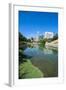 City Park Lagoon with Downtown Omaha, Nebraska, Usa-Michael Runkel-Framed Photographic Print