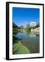 City Park Lagoon with Downtown Omaha, Nebraska, Usa-Michael Runkel-Framed Photographic Print