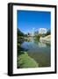 City Park Lagoon with Downtown Omaha, Nebraska, Usa-Michael Runkel-Framed Photographic Print