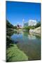 City Park Lagoon with Downtown Omaha, Nebraska, Usa-Michael Runkel-Mounted Photographic Print