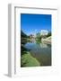 City Park Lagoon with Downtown Omaha, Nebraska, Usa-Michael Runkel-Framed Photographic Print