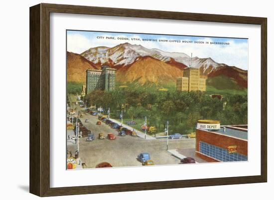 City Park, Ogden, Utah-null-Framed Art Print