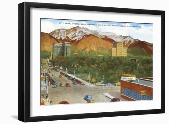 City Park, Ogden, Utah-null-Framed Art Print