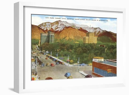 City Park, Ogden, Utah-null-Framed Art Print