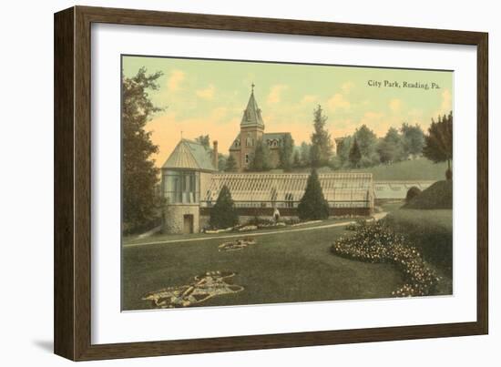 City Park, Reading, Pennsylvania-null-Framed Art Print