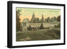 City Park, Reading, Pennsylvania-null-Framed Art Print