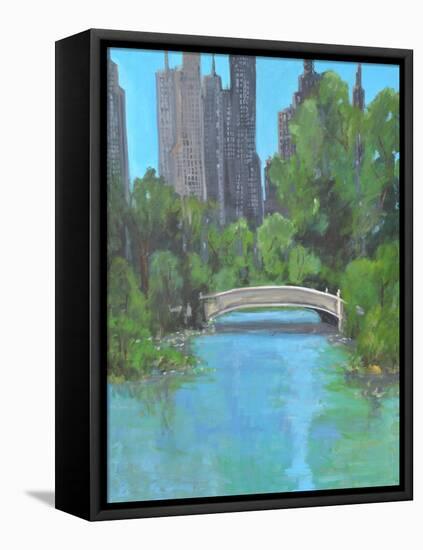 CITY PARK-ALLAYN STEVENS-Framed Stretched Canvas