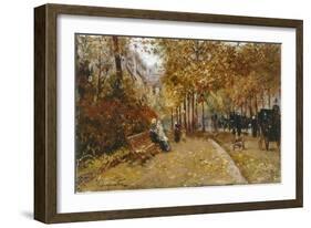 City Park-Pietro Scoppetta-Framed Giclee Print