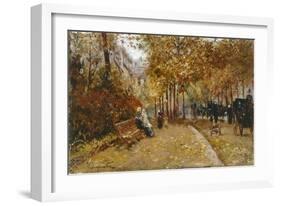 City Park-Pietro Scoppetta-Framed Giclee Print