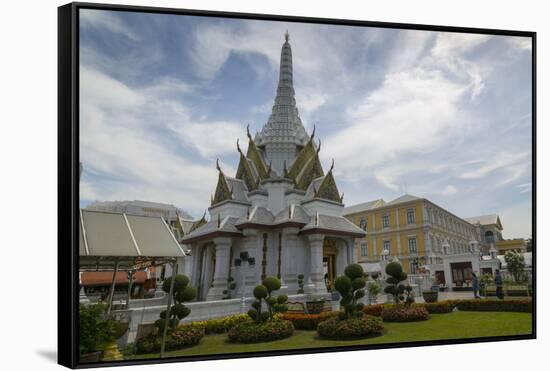 City Pillar Shrine, Bangkok, Thailand, Southeast Asia, Asia-Frank Fell-Framed Stretched Canvas