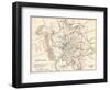 City Plan of Ancient Rome-null-Framed Giclee Print