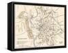 City Plan of Ancient Rome-null-Framed Stretched Canvas