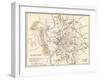 City Plan of Ancient Rome-null-Framed Giclee Print