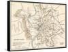 City Plan of Ancient Rome-null-Framed Stretched Canvas