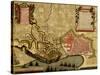 City Plan Paris - 1700-Anna Beeck-Stretched Canvas