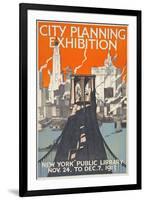 City Planning Exhibition-null-Framed Premium Giclee Print