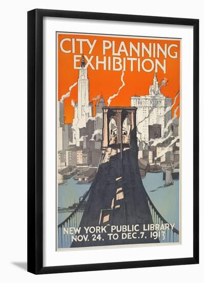 City Planning Exhibition-null-Framed Art Print