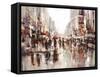 City Rain 2-Brent Heighton-Framed Stretched Canvas