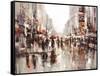 City Rain 2-Brent Heighton-Framed Stretched Canvas